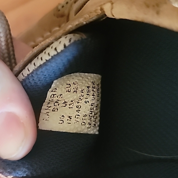 Kids sperry boat shoes. A few stains as shown in photos tons of life left! - Picture 8 of 8